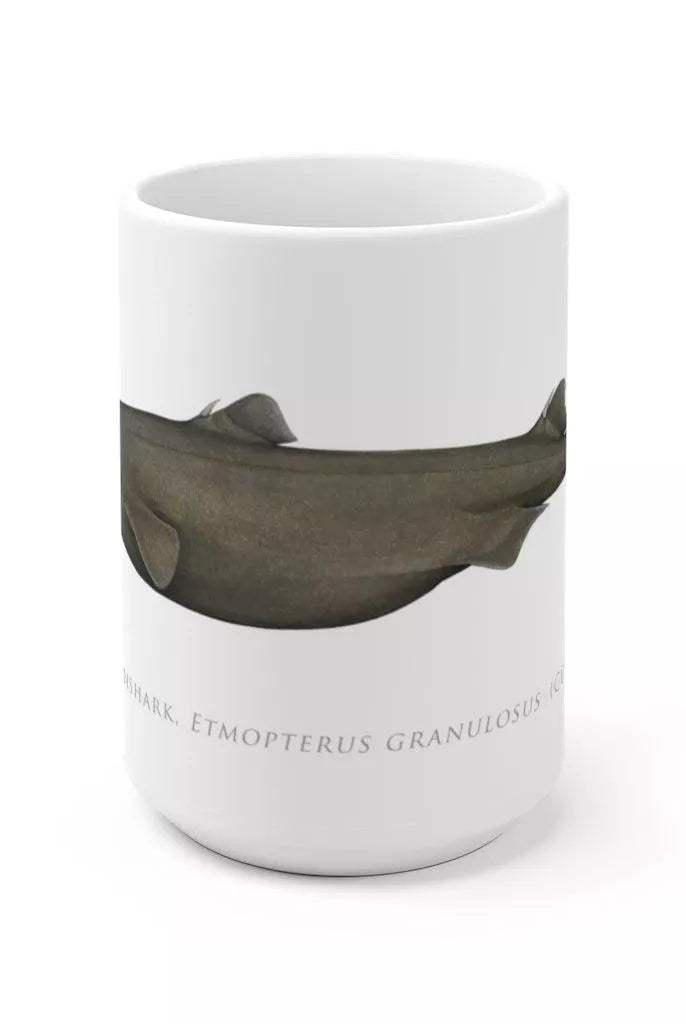 Southern Lanternshark Mug-Stick Figure Fish Illustration