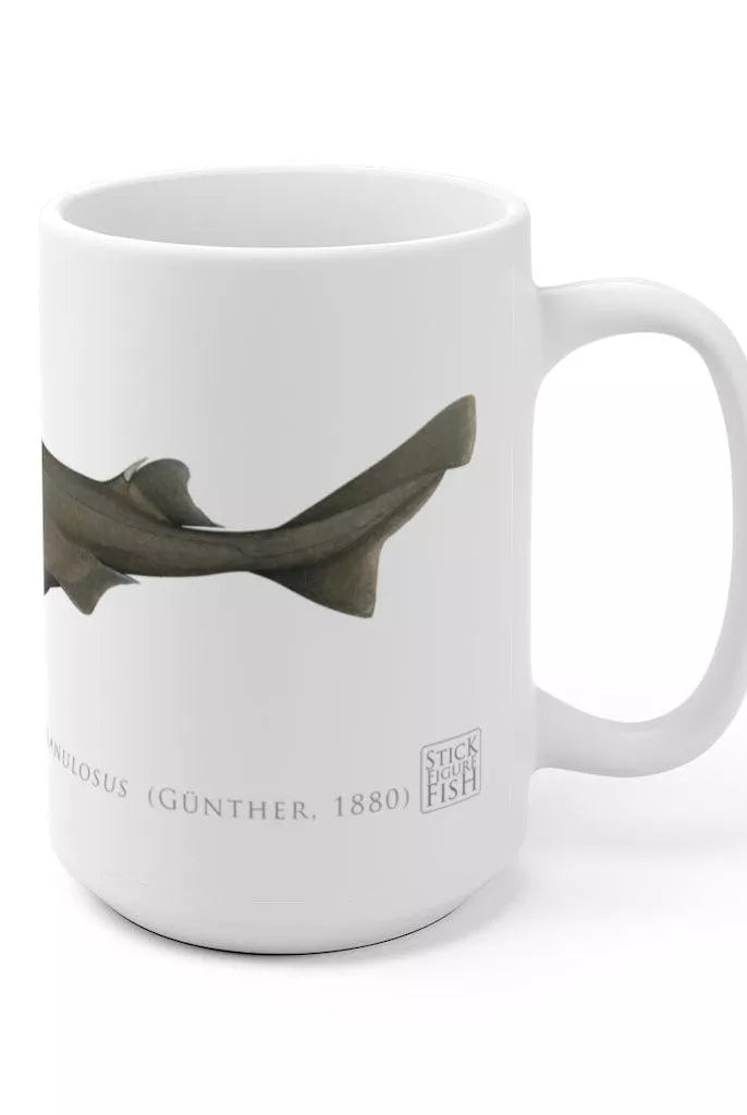 Southern Lanternshark Mug-Stick Figure Fish Illustration