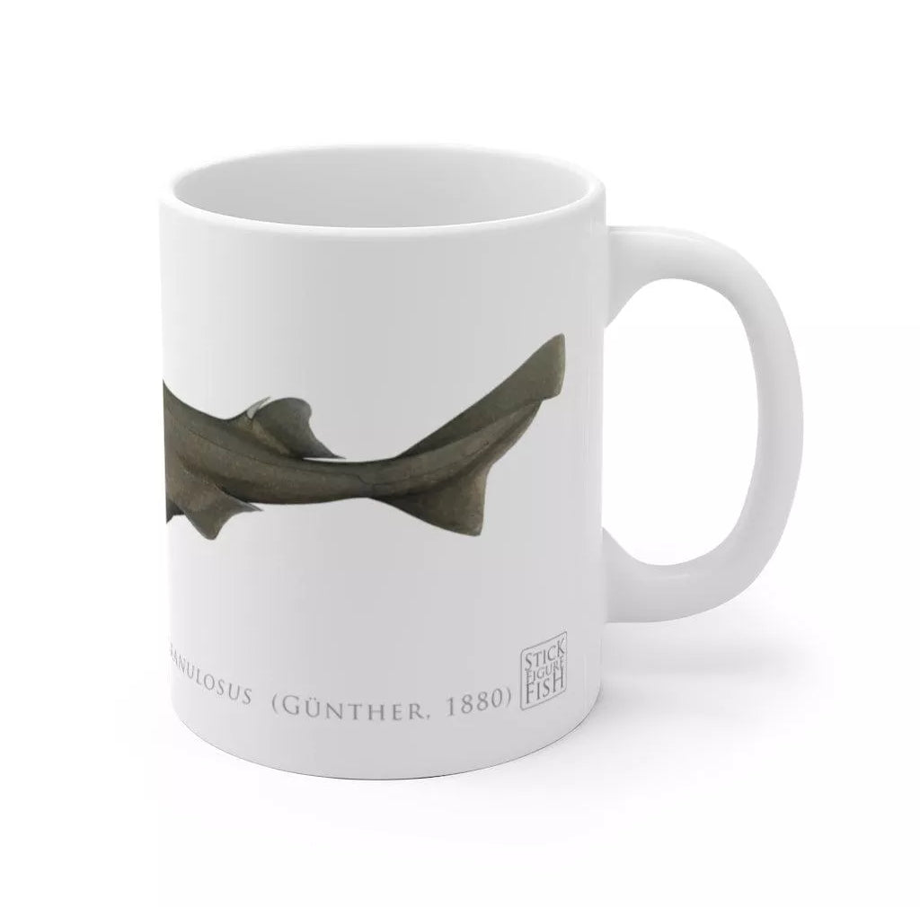Southern Lanternshark Mug-Stick Figure Fish Illustration