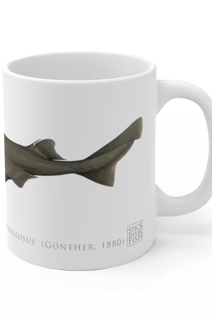 Southern Lanternshark Mug-Stick Figure Fish Illustration