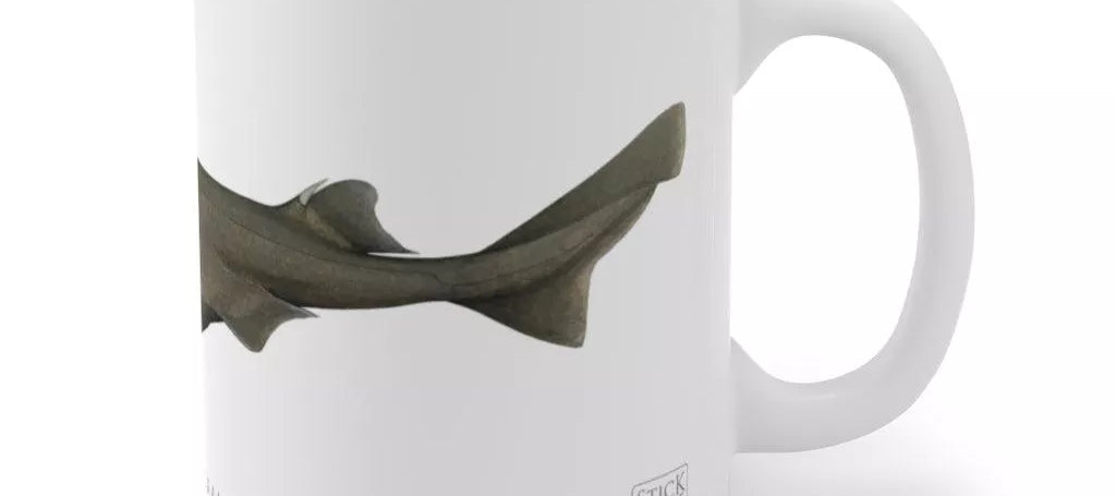 Southern Lanternshark Mug-Stick Figure Fish Illustration