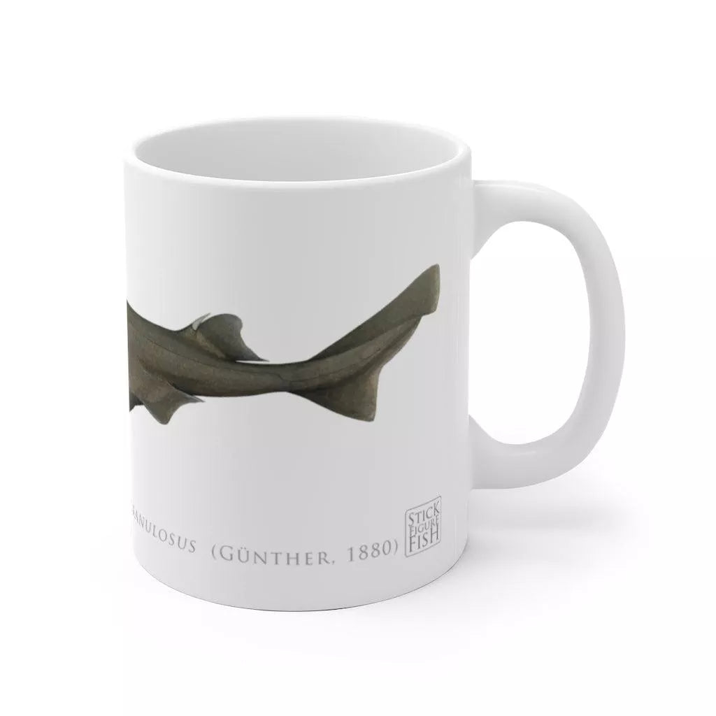 Southern Lanternshark Mug-Stick Figure Fish Illustration