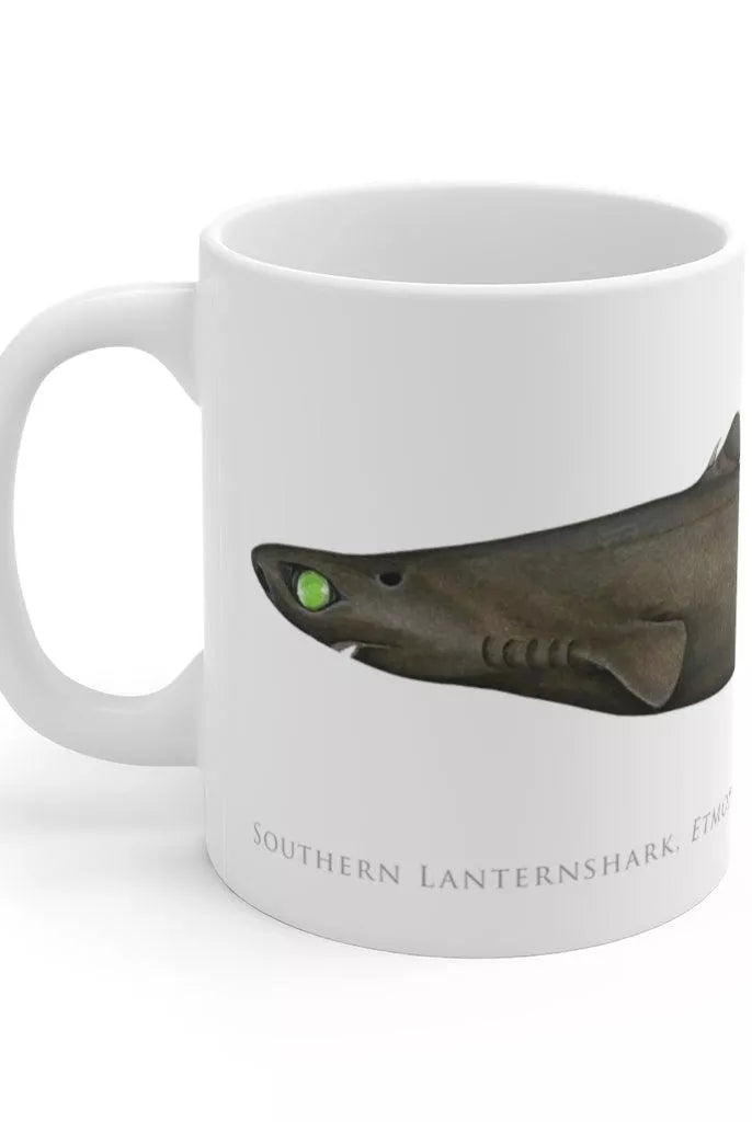 Southern Lanternshark Mug-Stick Figure Fish Illustration