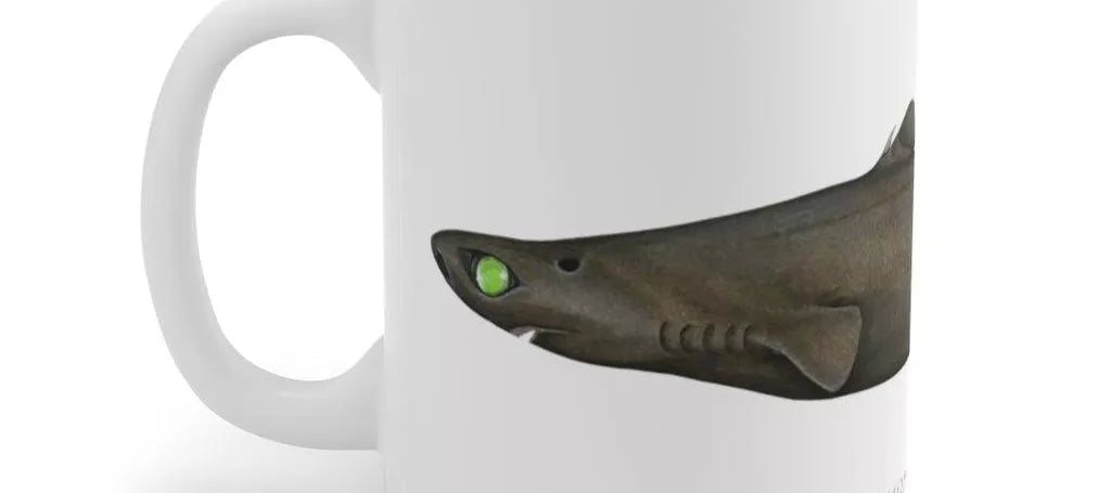 Southern Lanternshark Mug-Stick Figure Fish Illustration