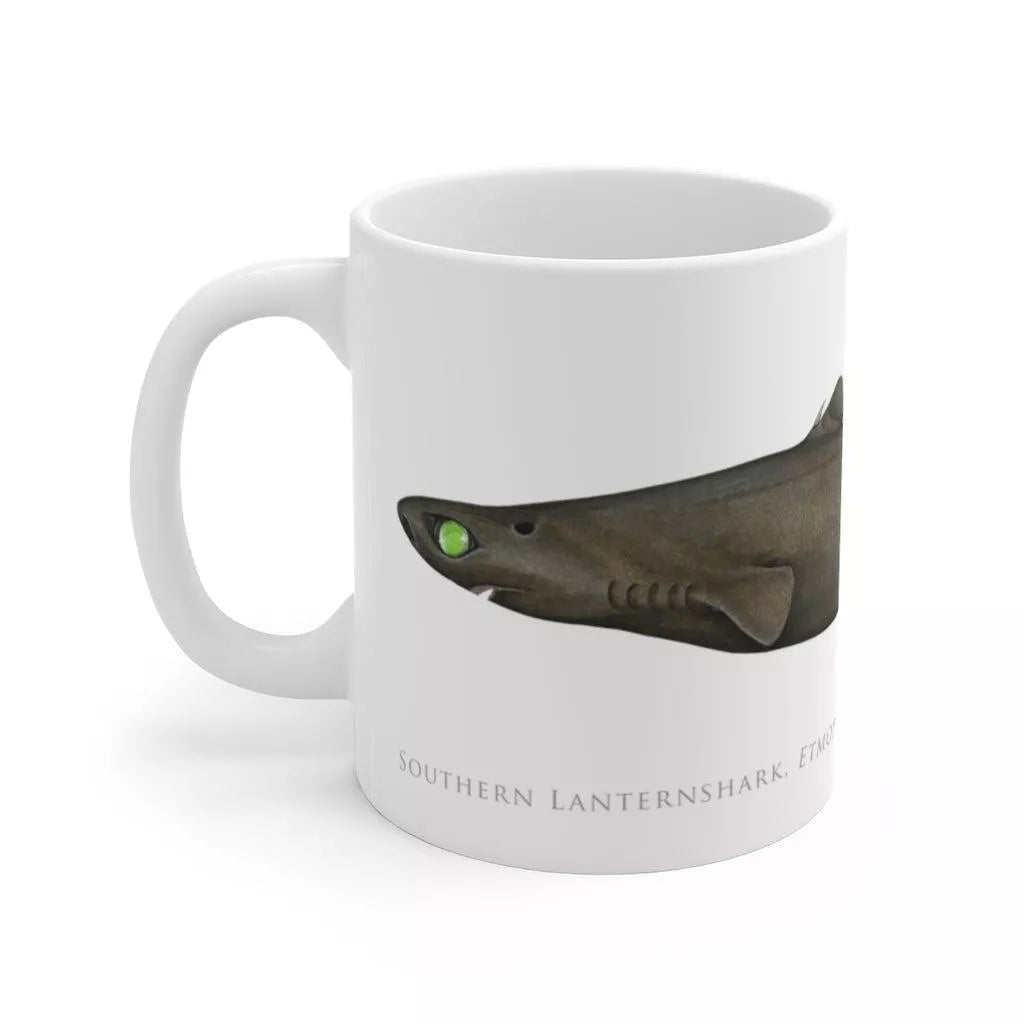 Southern Lanternshark Mug-Stick Figure Fish Illustration