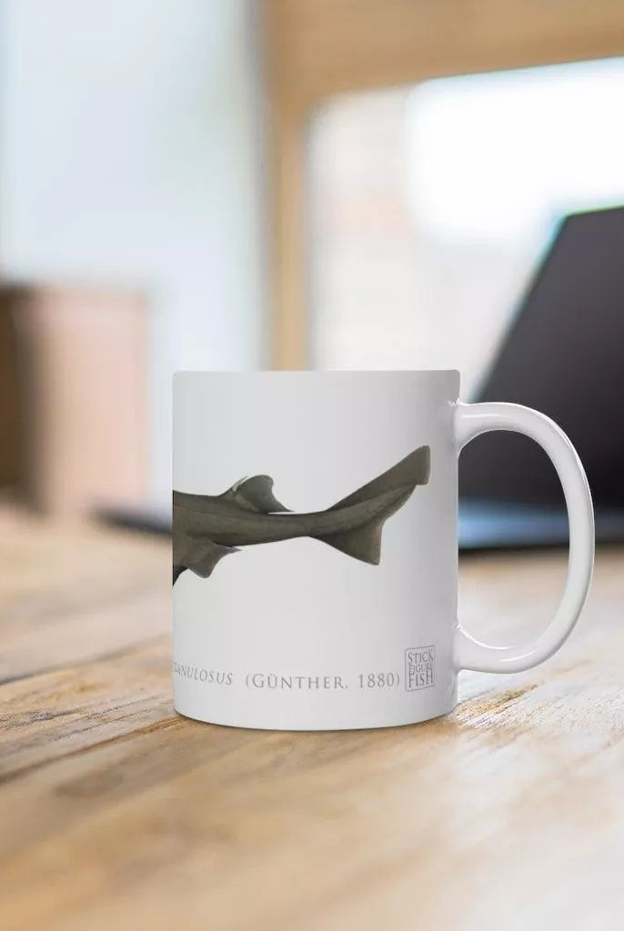 Southern Lanternshark Mug-Stick Figure Fish Illustration