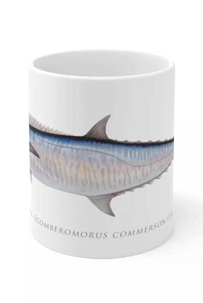 Spanish Mackerel Mug-Stick Figure Fish Illustration