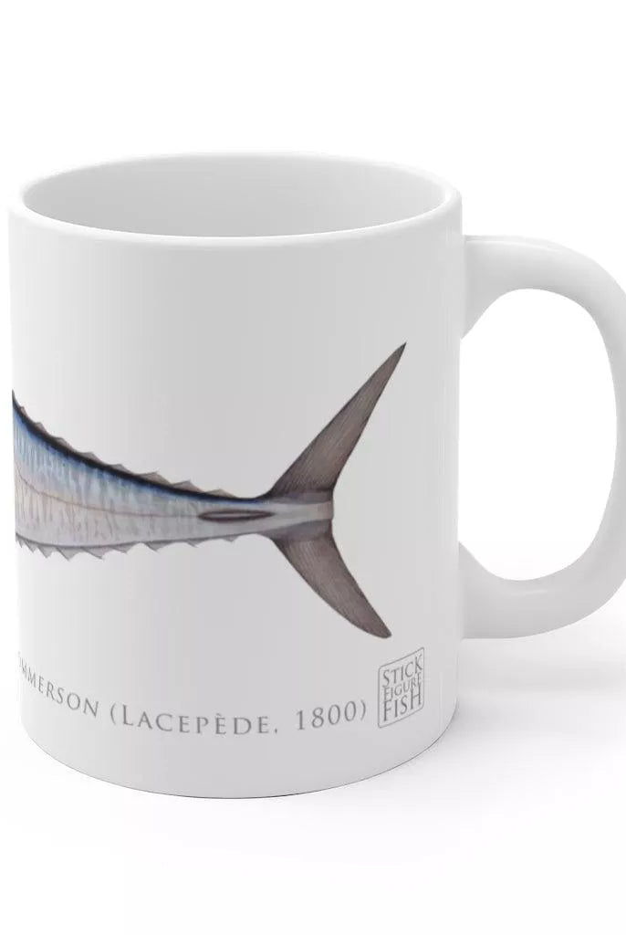 Spanish Mackerel Mug-Stick Figure Fish Illustration