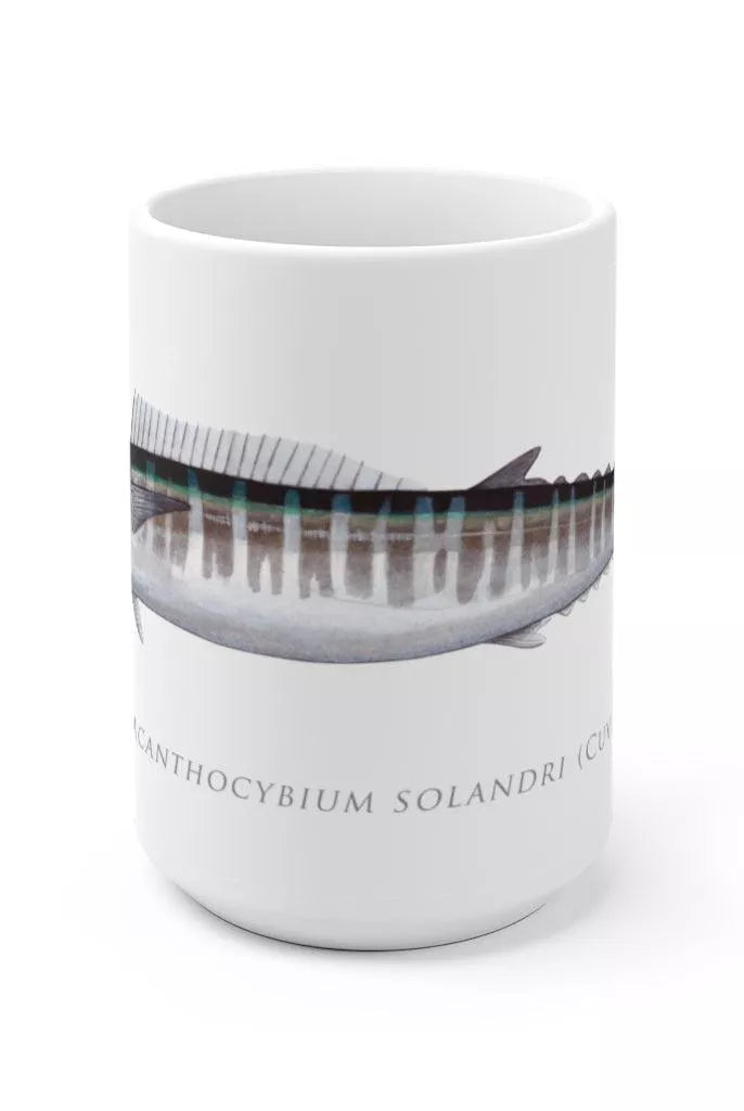 Wahoo No. 1 Mug-Stick Figure Fish Illustration