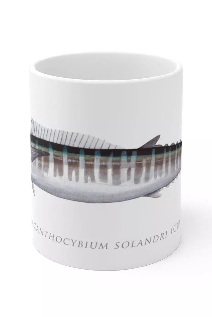 Wahoo No. 1 Mug-Stick Figure Fish Illustration