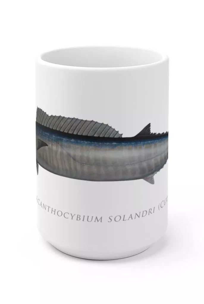 Wahoo No. 2 Mug-Stick Figure Fish Illustration