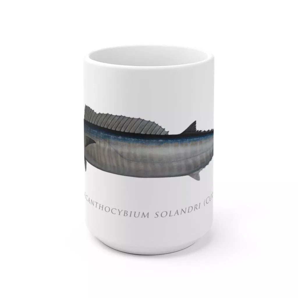 Wahoo No. 2 Mug-Stick Figure Fish Illustration