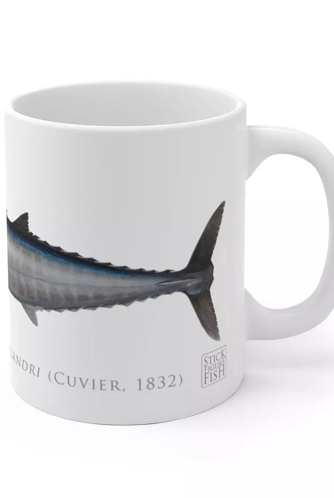 Wahoo No. 2 Mug-Stick Figure Fish Illustration