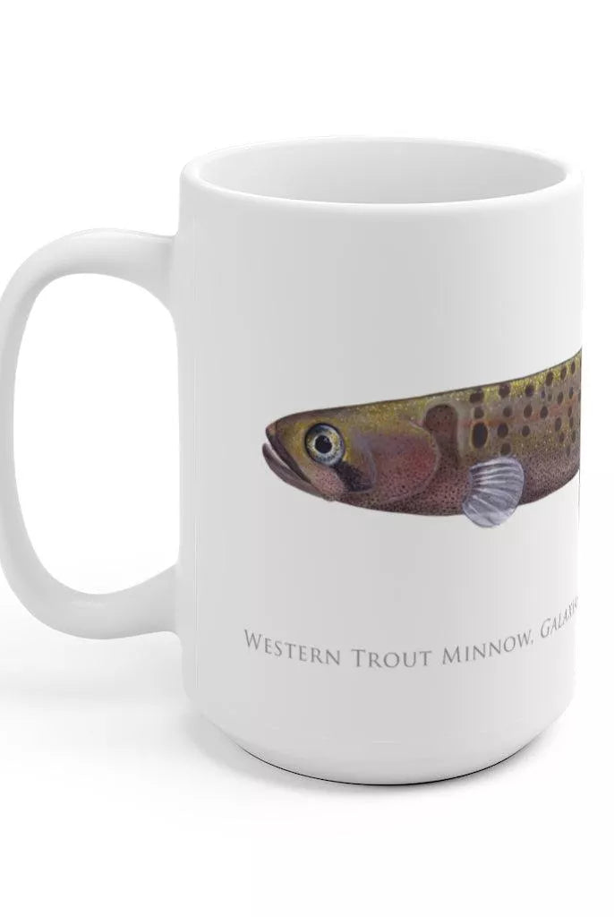 Western Trout Minnow Mug-Stick Figure Fish Illustration