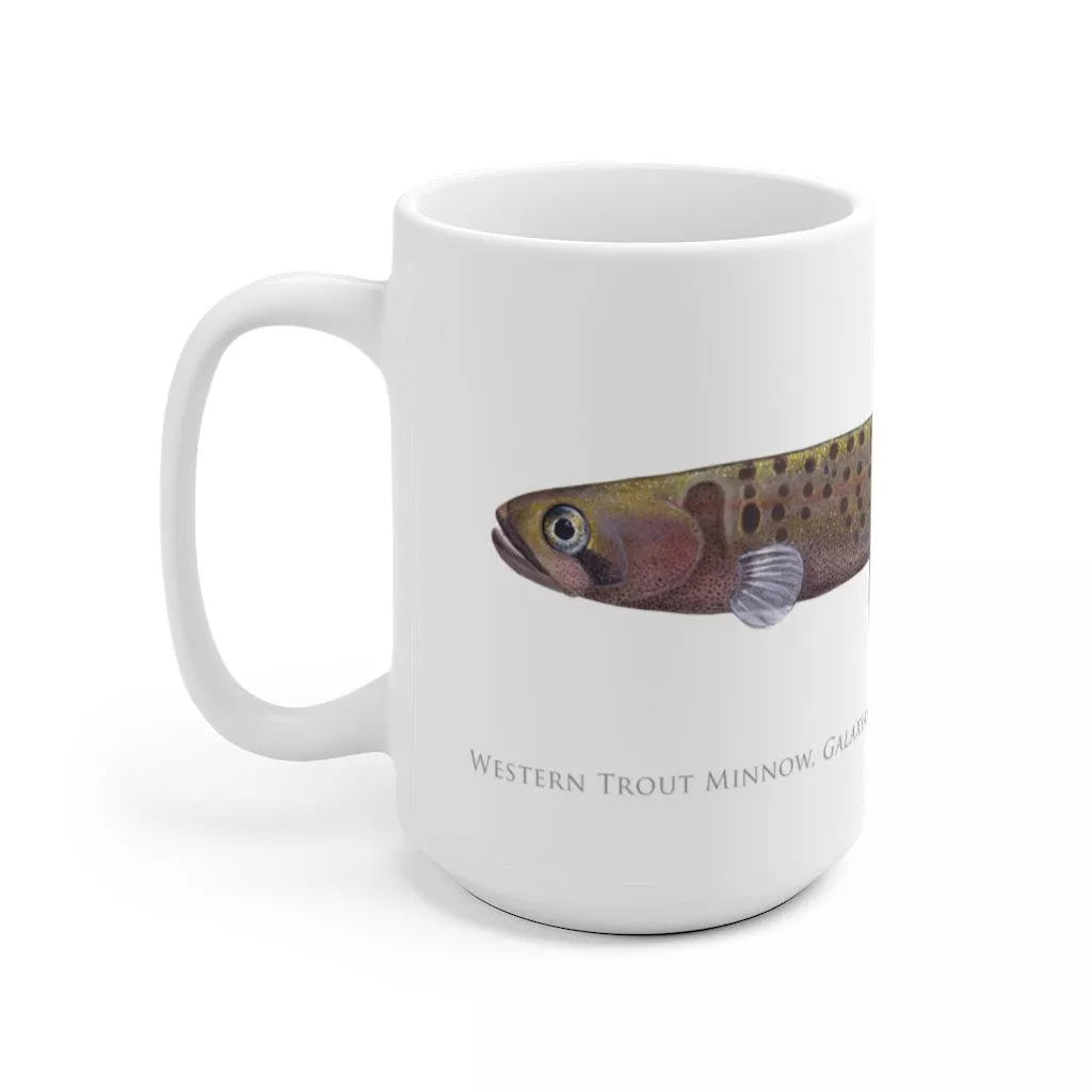 Western Trout Minnow Mug-Stick Figure Fish Illustration