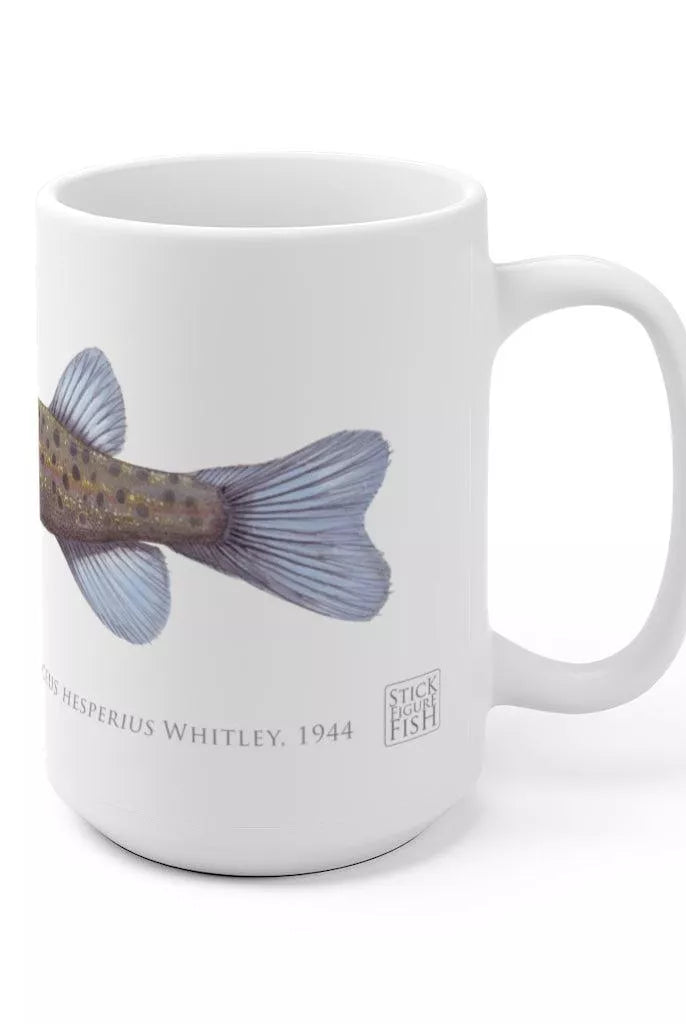 Western Trout Minnow Mug-Stick Figure Fish Illustration