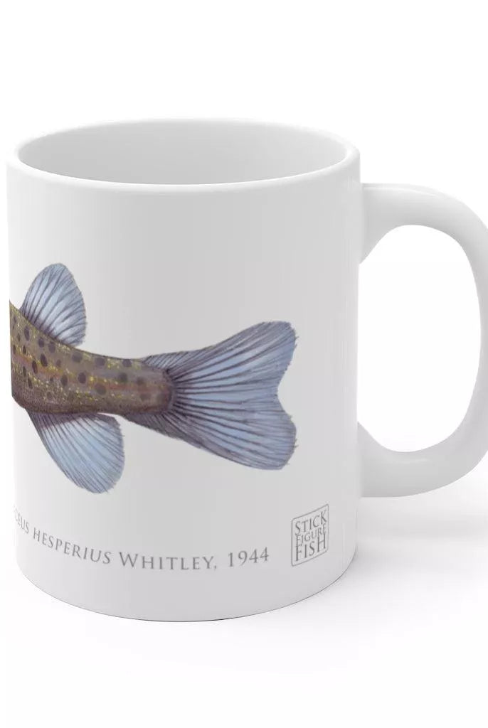 Western Trout Minnow Mug-Stick Figure Fish Illustration