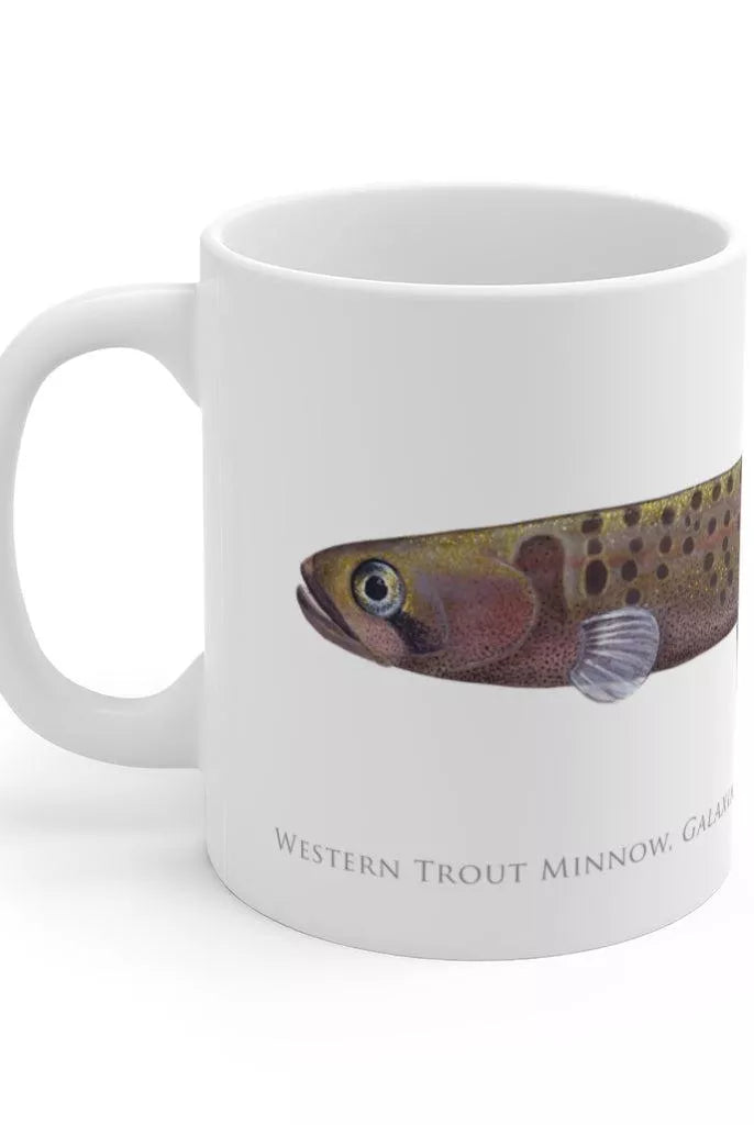 Western Trout Minnow Mug-Stick Figure Fish Illustration