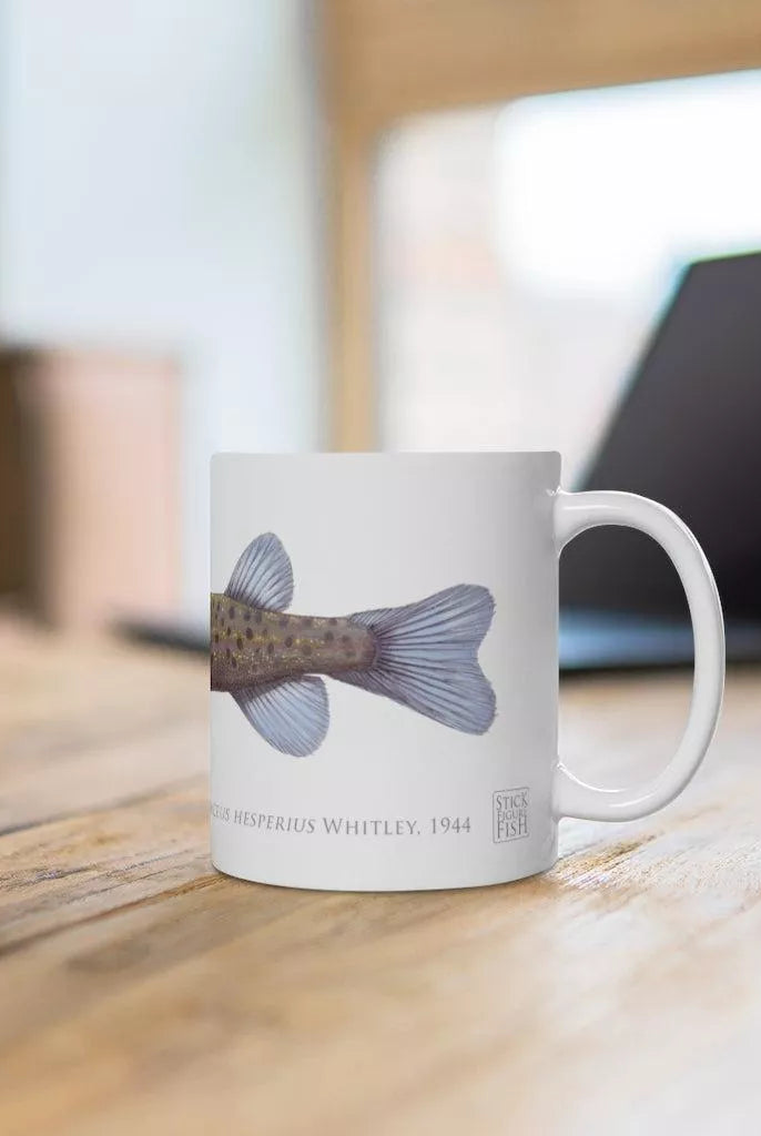 Western Trout Minnow Mug-Stick Figure Fish Illustration