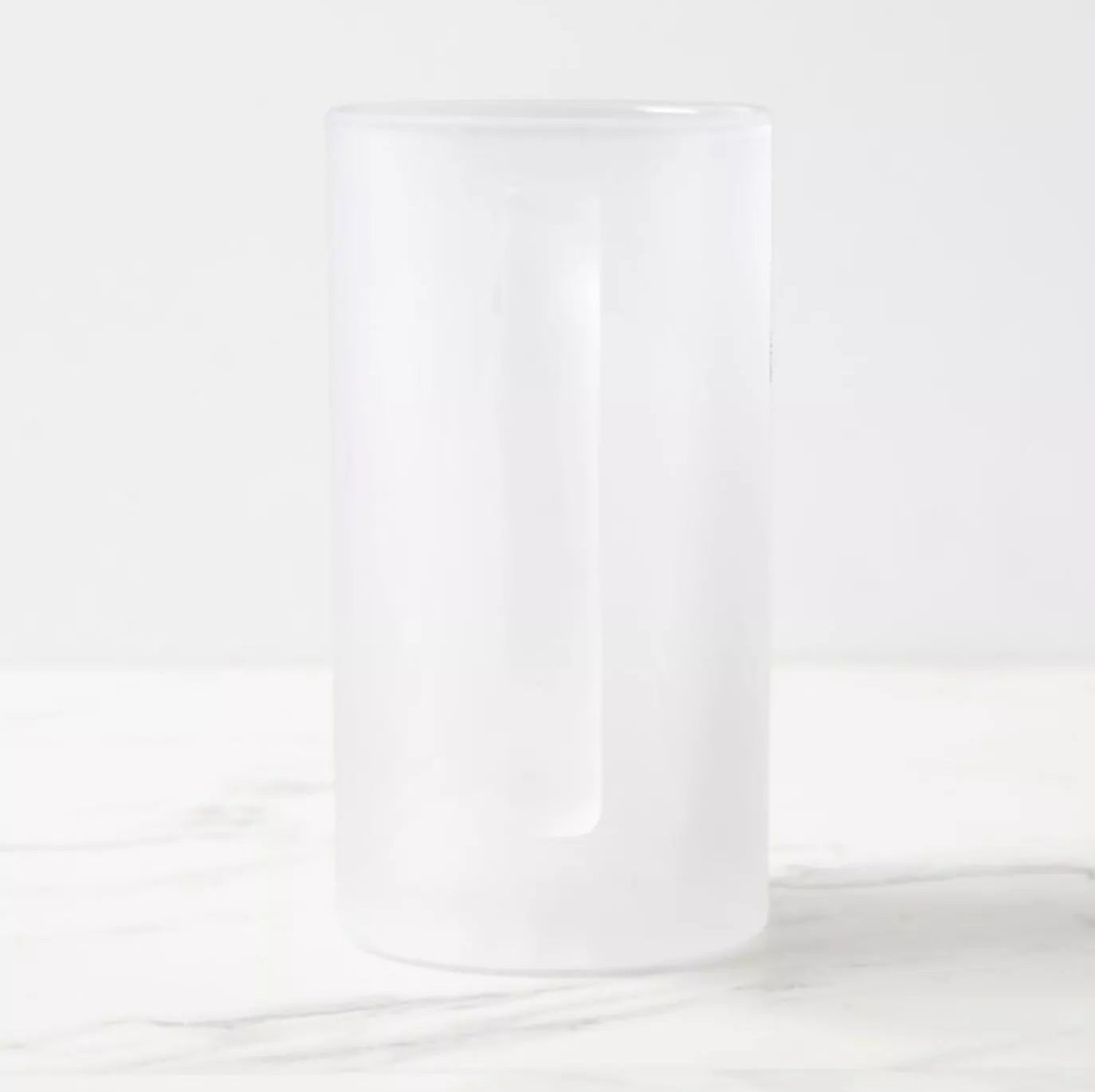 Whale Shark - Frosted Glass Stein-Stick Figure Fish Illustration