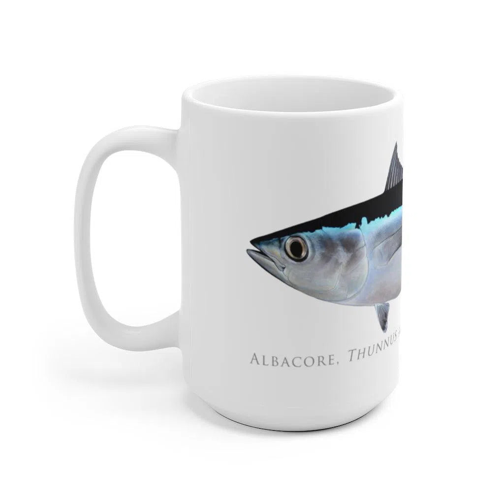 Albacore Mug-Stick Figure Fish Illustration