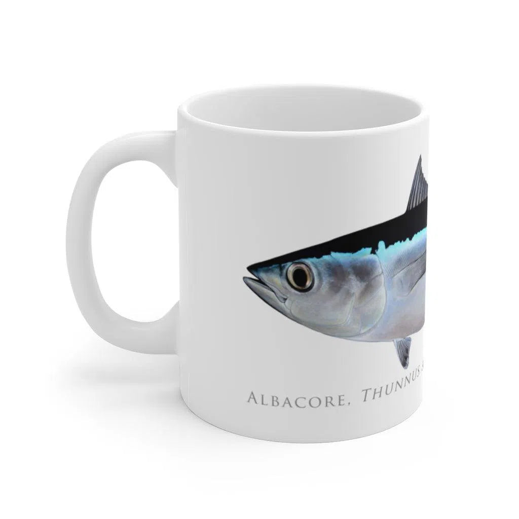 Albacore Mug-Stick Figure Fish Illustration