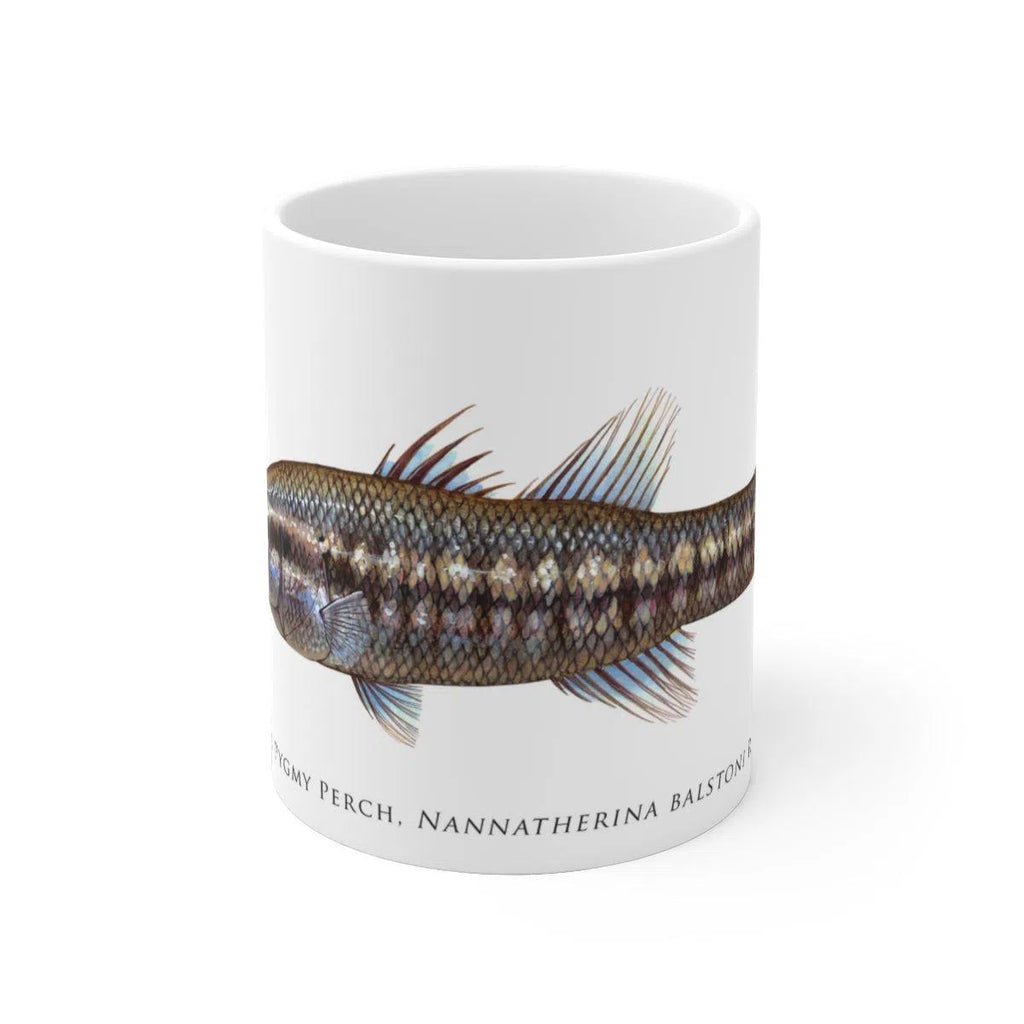 Balston's Pygmy Perch Mug-Stick Figure Fish Illustration