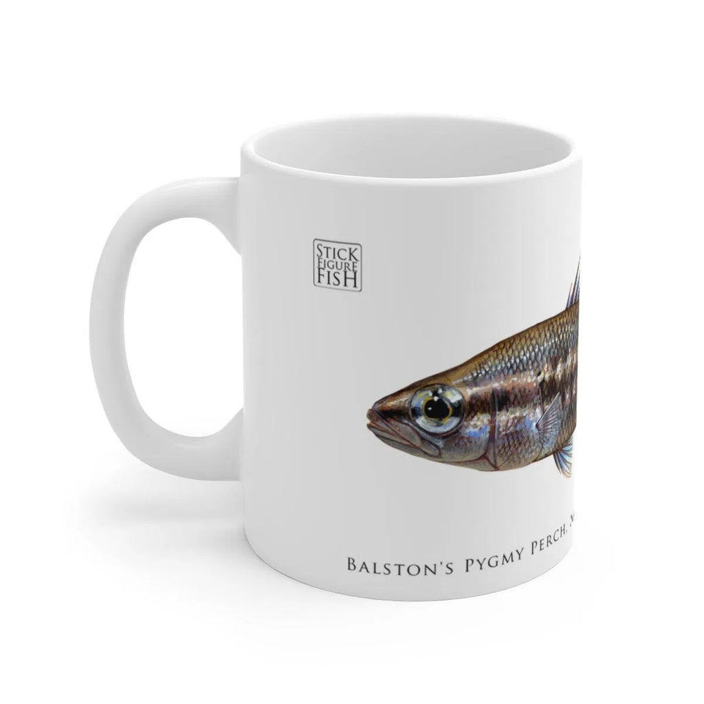 Balston's Pygmy Perch Mug-Stick Figure Fish Illustration