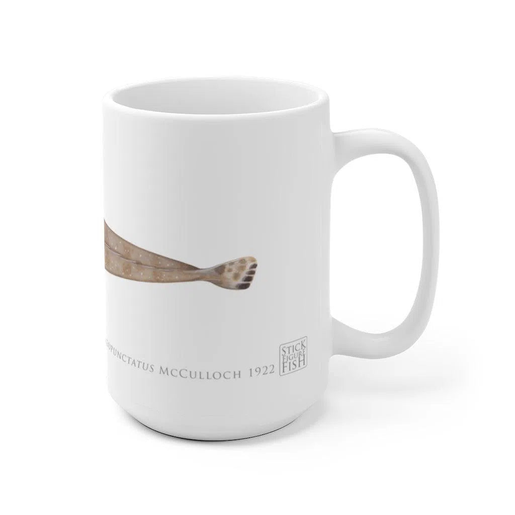 Bluespotted Flathead Mug-Stick Figure Fish Illustration