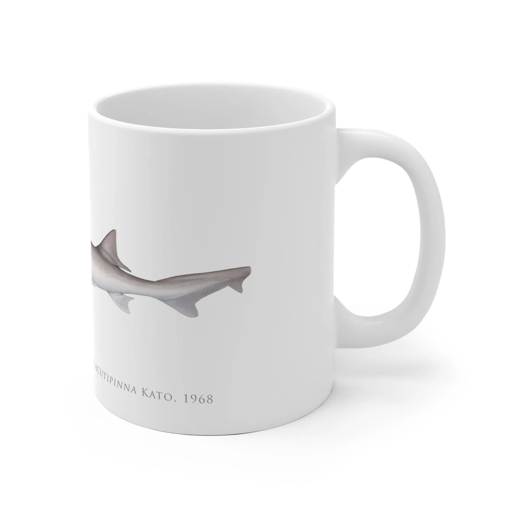 Choose Your Species - Shark or Ray - Mug-Stick Figure Fish Illustration