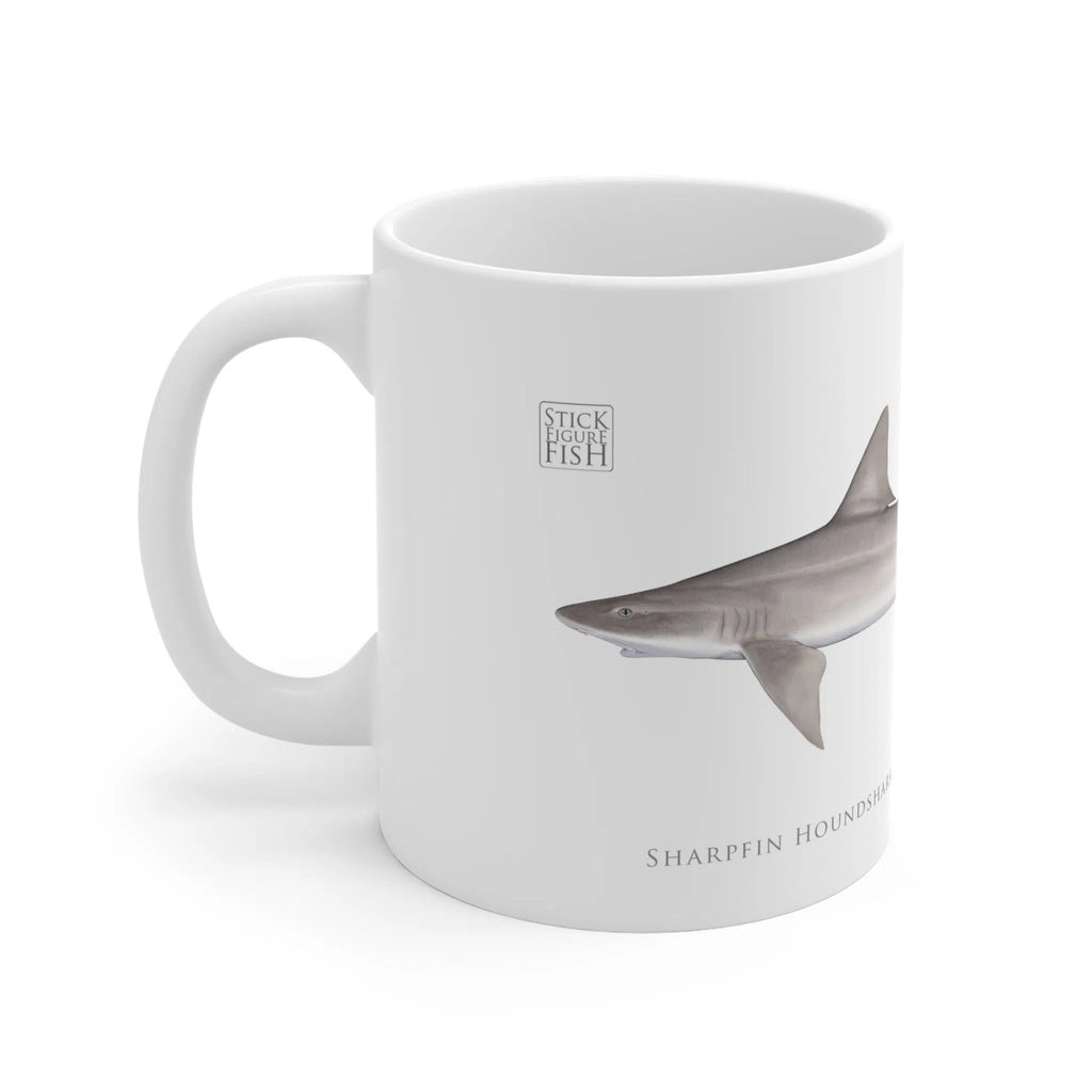 Choose Your Species - Shark or Ray - Mug-Stick Figure Fish Illustration