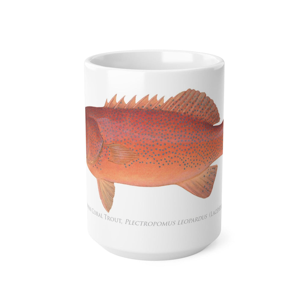 Common Coral Trout Mug - Stick Figure Fish Illustration