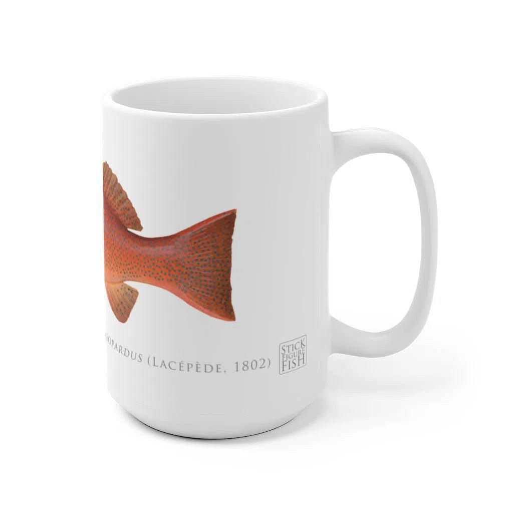 Common Coral Trout Mug-Stick Figure Fish Illustration