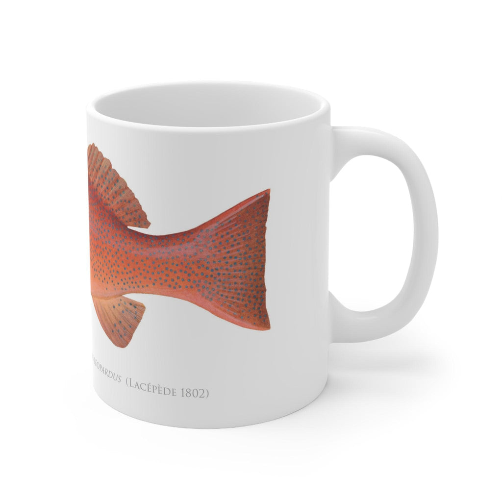 Common Coral Trout Mug - Stick Figure Fish Illustration
