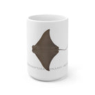 Cownose Ray mug-Stick Figure Fish Illustration