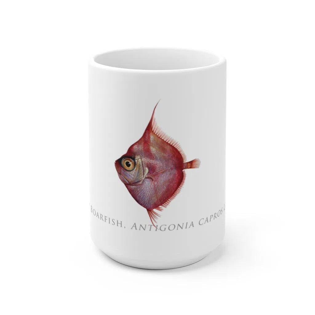Deepbody Boarfish Mug-Stick Figure Fish Illustration