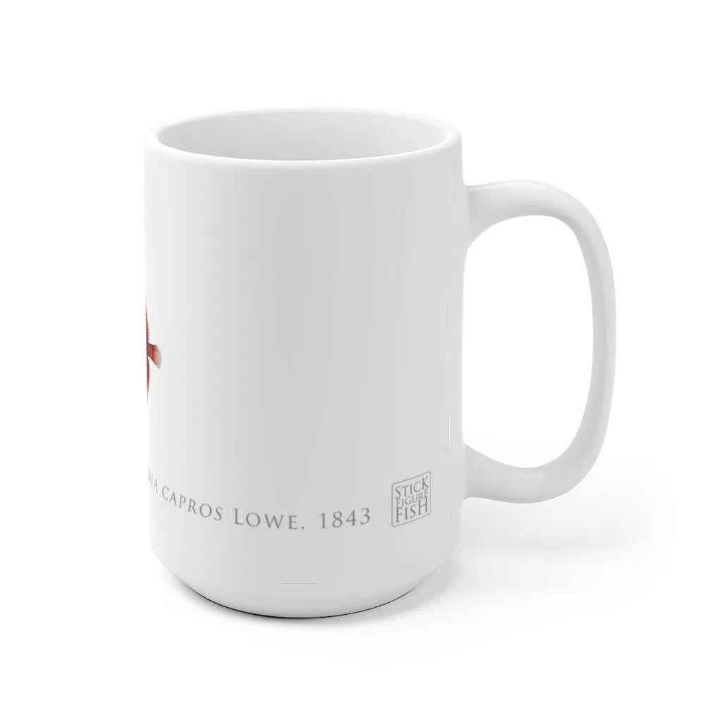 Deepbody Boarfish Mug-Stick Figure Fish Illustration