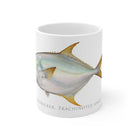 Giant Oystercracker (Permit) Mug-Stick Figure Fish Illustration