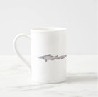 Goblin Shark - Fine Bone China Mug-Stick Figure Fish Illustration