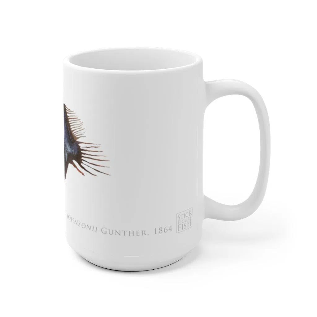 Humpback Blackdevil Mug-Stick Figure Fish Illustration