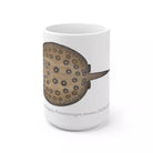 Ocellate River Stingray Mug-Stick Figure Fish Illustration