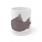 Prickly Dogfish Mug-Stick Figure Fish Illustration