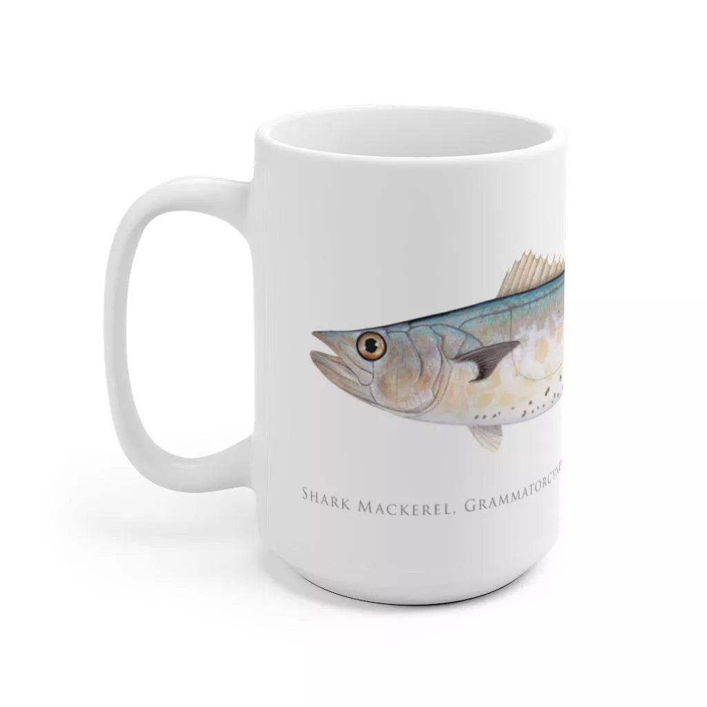 Shark Mackerel Mug-Stick Figure Fish Illustration