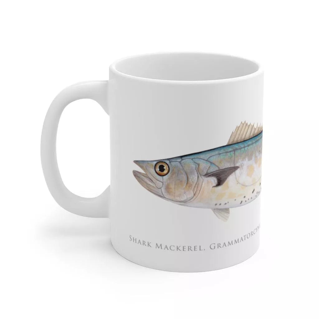 Shark Mackerel Mug-Stick Figure Fish Illustration