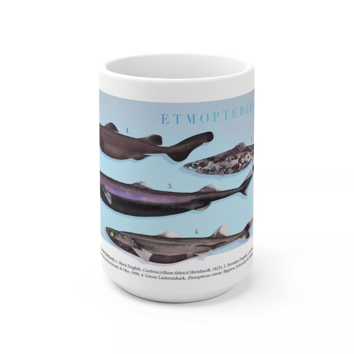 Sharks of the Deep 2023 Calendar - Mug-Stick Figure Fish Illustration