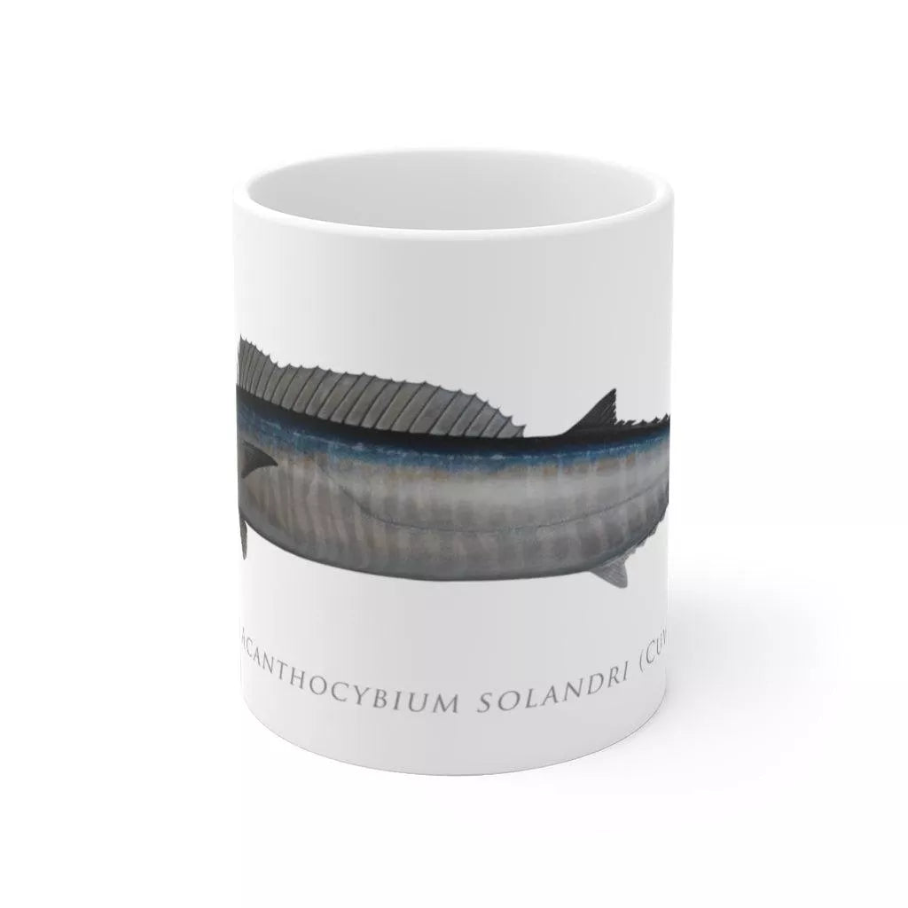 Wahoo No. 2 Mug-Stick Figure Fish Illustration