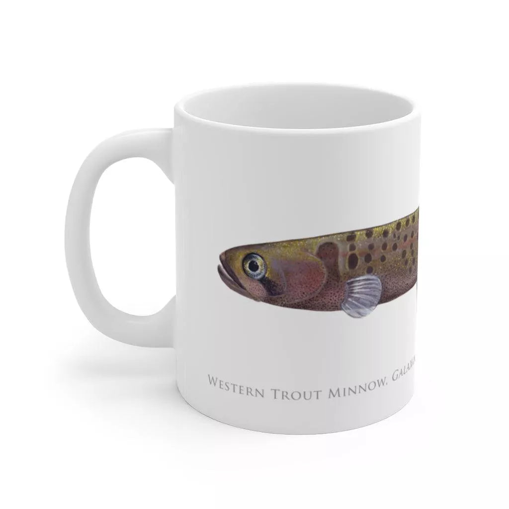 Western Trout Minnow Mug-Stick Figure Fish Illustration